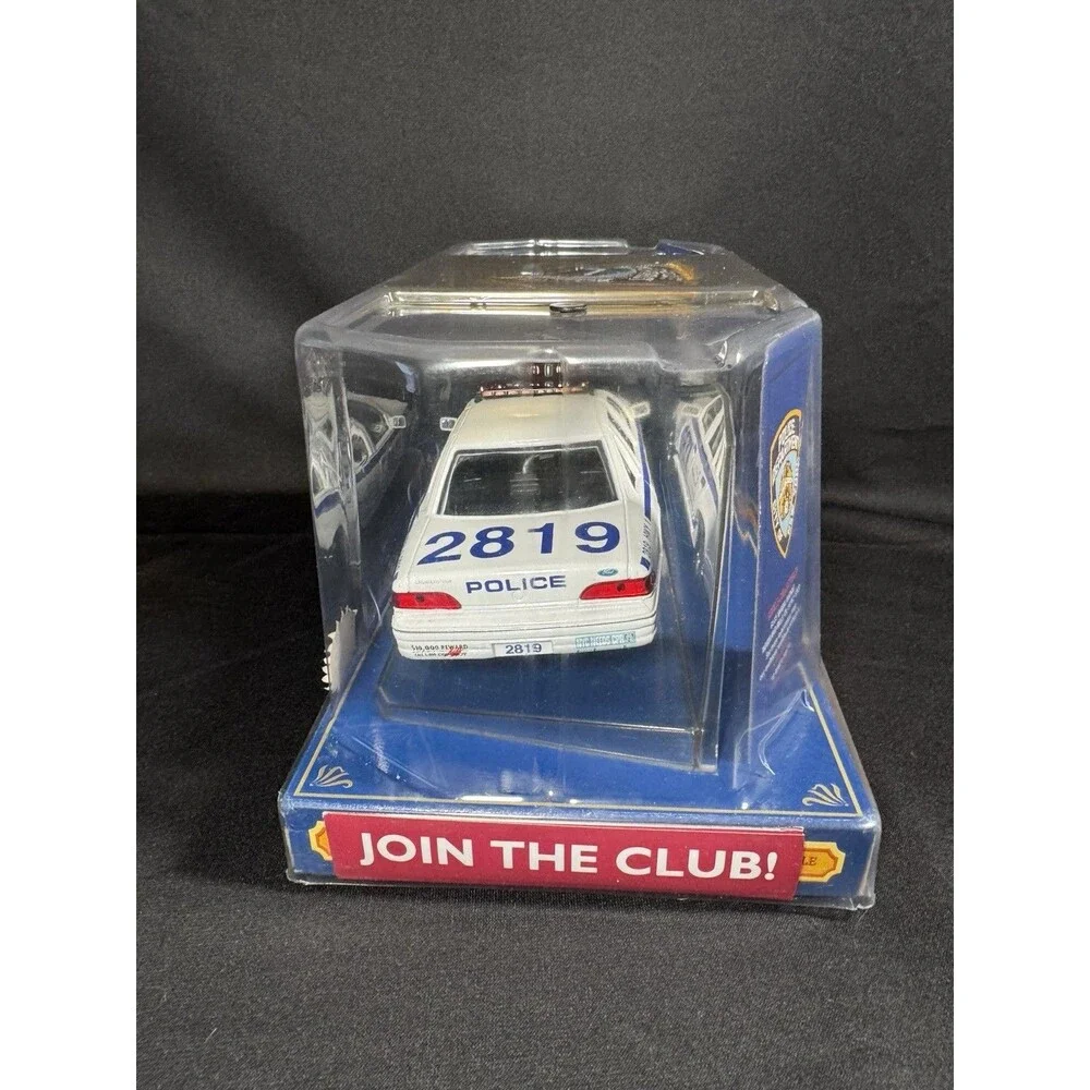 Code 3 NYPD State Trooper Police Car Die 1:24 With Patch FORD Crown Victoria